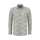 Overhemd DISTRICT INDIGO pique print groen