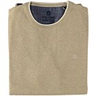 Trui FELLOWS zig zag structure mid brown