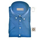 Polo JOHN MILLER slim fit KM middenblauw