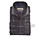 Overhemd JOHN MILLER LM slim fit donkerbruin