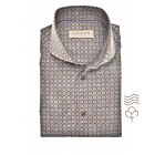 Overhemd JOHN MILLER LM slim fit middenbruin