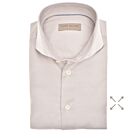 Overhemd JOHN MILLER tailored fit lichtbruin