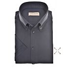 Overhemd JOHN MILLER KM slim fit donkerblauw