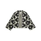 Jack SUMMUM short round neck geo aztek black
