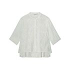 Blouse SUMMUM 3/4 sleeves 3d flower off white 