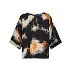 Top SUMMUM painted print black