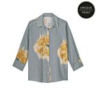 Blouse SUMMUM flowers and stripes multicolour