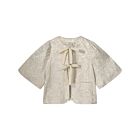 Blousejasje SUMMUM jacquard pebble beige