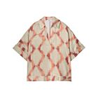 Top SUMMUM short sleeves faded ikat sephia blush
