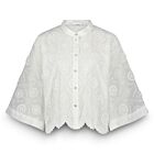 Blouse SUMMUM 3d flower white