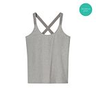 Top SUMMUM crossband cotton elastane mist
