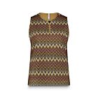 Top SUMMUM sleeveless zigzag multicolour
