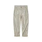 Broek SUMMUM loose fit metallic leaf stretch twill