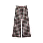 Pantalon SUMMUM check in red