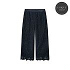 Broek SUMMUM lace navy noir