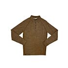 Polo CAST IRON long sleeve cotton tortoise shell