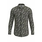 Overhemd DESOTO kent 1/1 blooming navy & grey