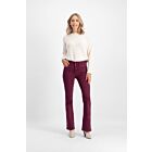 Jeans FLOREZ bodine flared burgandy