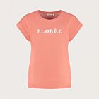 T-Shirt FLOREZ fien peach