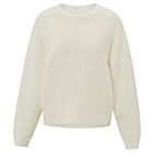 Trui YAYA with seam details off white
