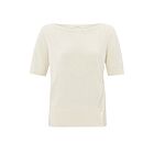 Trui YAYA boatneck short sleeve nature melange