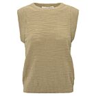 Top YAYA textured sleeveless soft green