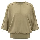 Trui YAYA transparent batwing soft green