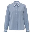 Blouse YAYA stripe mix blue dessin