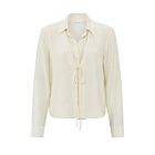 Blouse YAYA layered texture soft off white