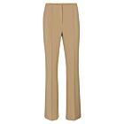 Broek YAYA woven flare indian tan sand