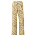Broek YAYA high waist print light green dessin