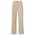 Pantalon YAYA woven cotton twill beige