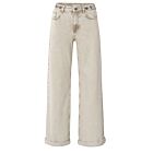 Jeans YAYA with turned-up hem washed brown L32