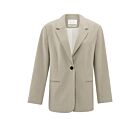 Blazer YAYA oversized pinstripe humus beige dessin