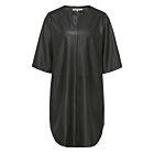 Jurk YAYA faux leather bristol black