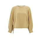Blouse YAYA with drawcord moonstone yellow