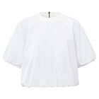 T-Shirt YAYA with puff sleeves pure white