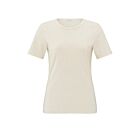 T-Shirt YAYA soft crew neck off white melange