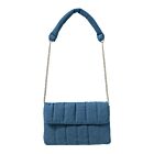 Tas YAYA padded crossbody blue denim-ONESIZE