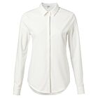 Blouse YAYA jersey cotton blend pure white