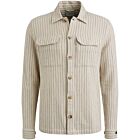 Overshirt CAST IRON mesh structure silver birch