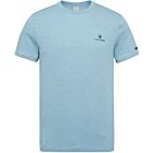 T-shirt CAST IRON r-neck cotton slub glacier lake