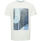 T-shirt CAST IRON r-neck regular fit snow white