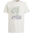 T-shirt CAST IRON regular fit snow white