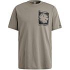 T-Shirt CAST IRON r-neck regular fit elephant skin