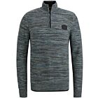 Trui PME LEGEND half zip collar colormix beech