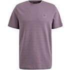 T-shirt PME LEGEND r-neck jacquard purple sage