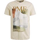 T-Shirt PME LEGEND r-neck single jersey bone white
