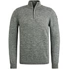 Trui VANGUARD half button collar frosty green