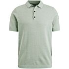 Polo VANGUARD cotton linen granite green